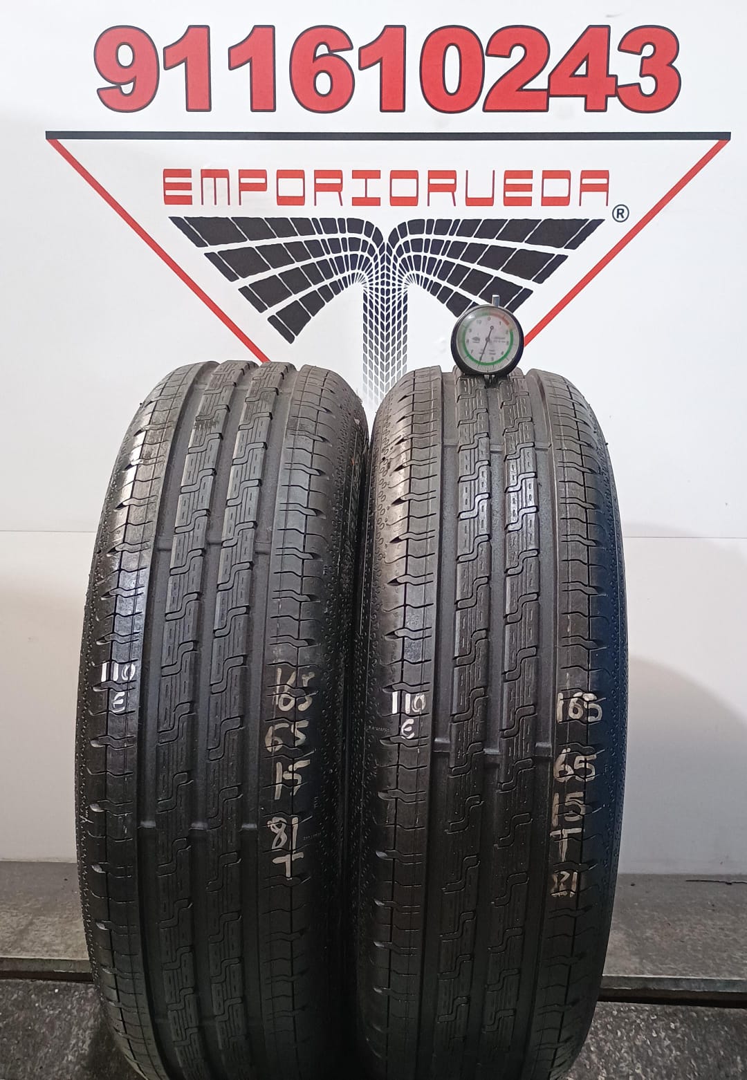 CONTINENTAL CONTIECOCONTACT USADO  165/65 R15 81 T